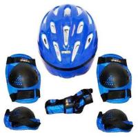 Kit Patins Roller Inline Completo + Proteção Rosa Azul Cinza